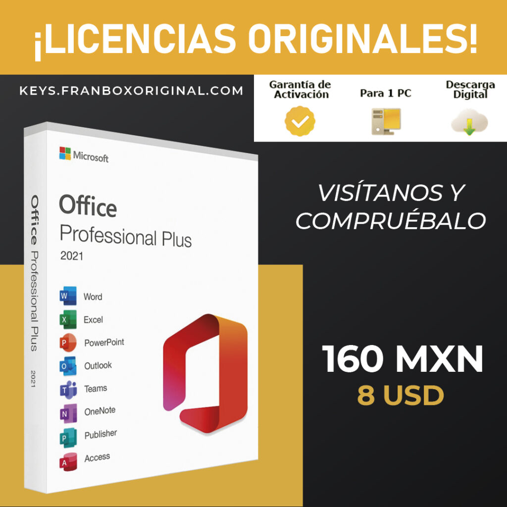 Ver Licencias de Office 2021 Imagen Key Office